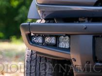 Stage Series Fog Pocket Kit for 2021 Ford Bronco, White Pro Diode Dynamics