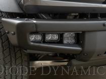 Stage Series Fog Pocket Kit for 2021 Ford Bronco, White Pro Diode Dynamics