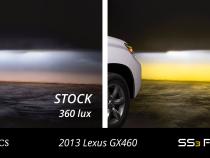 SS3 LED Fog Light Kit for 2010-2013 Lexus GX460, White SAE Fog Sport with Backlight Diode Dynamics