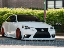 SS3 LED Fog Light Kit for 2012-2014 Lexus IS250C A/T Convertible, Yellow SAE Fog Sport with Backlight