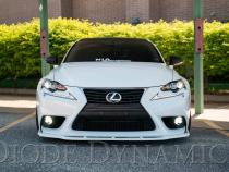 SS3 LED Fog Light Kit for 2012-2014 Lexus IS250C A/T Convertible, Yellow SAE Fog Sport with Backlight