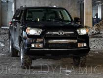 SS3 LED Fog Light Kit for 2010-2013 Toyota 4Runner, White SAE Fog Pro with Backlight Diode Dynamics