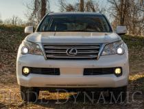 SS3 LED Fog Light Kit for 2010-2013 Lexus GX460, Yellow SAE Fog Pro with Backlight Diode Dynamics