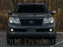 SS3 LED Fog Light Kit for 2010-2013 Lexus GX460, Yellow SAE Fog Pro with Backlight Diode Dynamics