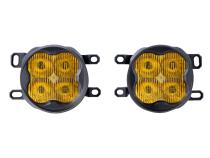 SS3 LED Fog Light Kit for 2010-2016 Toyota Sienna, Yellow SAE Fog Pro with Backlight