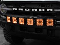 Bronco SS5 6-Pod CrossLink Grille Lightbar Kit Pro White Combo Diode Dynamics