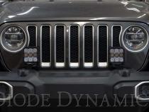 SS5 Bumper LED Pod Light Kit for 2018-2021 Jeep JL Wrangler, Sport Yellow Driving Diode Dynamics