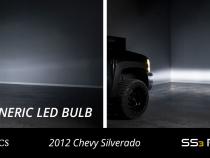 SS3 LED Fog Light Kit for 2007-2015 Chevrolet Silverado, White SAE Fog Sport with Backlight Diode Dynamics