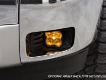 SS3 LED Fog Light Kit for 2007-2014 Chevrolet Tahoe Z71, Yellow SAE Fog Sport with Backlight Diode Dynamics