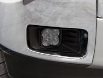SS3 LED Fog Light Kit for 2007-2013 Chevrolet Avalanche Z71, White SAE Fog Max with Backlight Diode Dynamics