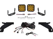 SS5 Bumper LED Pod Light Kit for 2021-2022 Ford F-150, Pro Yellow Driving Diode Dynamics