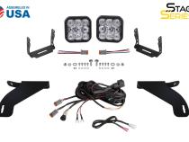 SS5 Bumper LED Pod Light Kit for 2021-2022 Ford F-150, Pro Yellow Driving Diode Dynamics