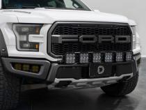 SS5 Grille CrossLink Lightbar Kit for 2017-2020 Ford Raptor Sport Yellow Combo Diode Dynamics