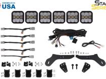 SS5 Grille CrossLink Lightbar Kit for 2017-2020 Ford Raptor Pro Yellow Combo Diode Dynamics