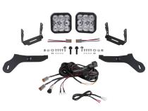 SS5 Bumper LED Pod Light Kit for 2017-2020 Ford Raptor Pro White Combo Diode Dynamics