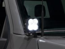 Stage Series Backlit Ditch Light Kit for 2021-2022 Ford F-150, SS3 Pro Yellow Combo Diode Dynamics