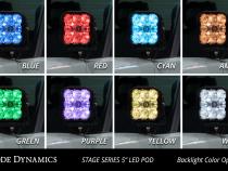 Stage Series Ditch Light Kit for 2022 Toyota Tundra SS5 Pro Diode Dymanics Yellow Combo Diode Dymanics