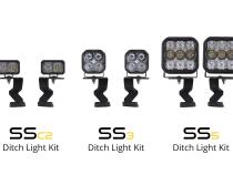Stage Series Ditch Light Kit for 2022 Toyota Tundra SS5 Pro Diode Dymanics Yellow Combo Diode Dymanics