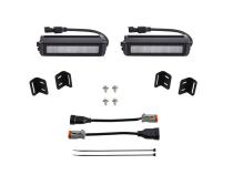 SS6 LED Fog Light Kit for 2022 Toyota Tundra White Wide Diode Dymanics