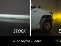 SS6 LED Fog Light Kit for 2022 Toyota Tundra Amber Wide Diode Dymanics