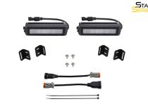 SS6 LED Fog Light Kit for 2022 Toyota Tundra Amber Wide Diode Dymanics
