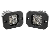Stage Series C1R White Flood Flush Mount LED Pod (pair) Diode Dynamics