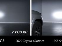 SS5 Stealth Grille LED Pod Bracket Kit for 2014-2023 Toyota 4Runner Diode Dynamics