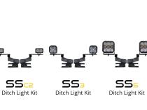 Stage Series Ditch Light Bracket Kit for 2017-2022 Ford Super Duty Diode Dynamics