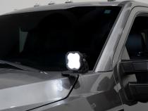 Stage Series Ditch Light Kit for 2017-2022 Ford Super Duty, SS3 Pro Yellow Combo Diode Dynamics