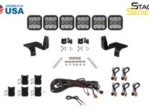 SS5 6-Pod CrossLink Grille Lightbar Kit for 2020-2022 Super Duty, Pro White Combo Diode Dynamics