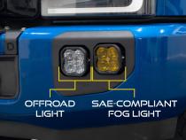 SS3 LED Fog Pocket Kit for 2020-2022 Ford Super Duty, White Max Diode Dynamics