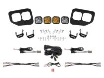 SS3 LED Fog Pocket Kit for 2020-2022 Ford Super Duty, Yellow Max Diode Dynamics