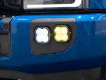 SS3 LED Fog Pocket Kit for 2020-2022 Ford Super Duty, Yellow Max Diode Dynamics