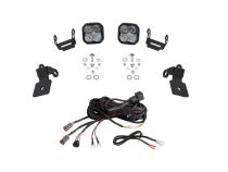 20-Present Polaris RZR A-Pillar LED Pod Kit, SS3 Pro White Combo Diode Dynamics
