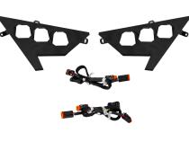 20-Present Polaris RZR Headlight Wiring Harnesses and Brackets Only (Pair) Diode Dynamics