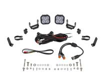SS3 LED Bumper 1.75 Inch Roll Bar Kit, Sport White SAE Fog (Pair) Diode Dynamics