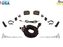 Stage Series 1.5 Inch Roll Bar Chase Light Kit, SSC2 Sport Yellow (Pair) Diode Dynamics