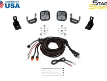 Stage Series Ditch Light Kit for 2022+ Ford Maverick, SS3 Sport Yellow Combo