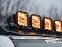 SS5 6-Pod CrossLink Mounting Kit for Prinsu/Sherpa Roof Racks, Sport Yellow Driving Diode Dynamics