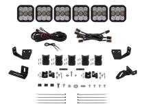 SS5 6-Pod CrossLink Mounting Kit for Prinsu/Sherpa Roof Racks, Sport Yellow Driving Diode Dynamics