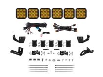 SS5 6-Pod CrossLink Mounting Kit for Prinsu/Sherpa Roof Racks, Pro Yellow Driving Diode Dynamics