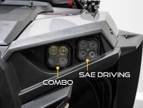 SS3 LED Headlight Kit for 2014-2023 Polaris RZR XP, Pro White ABL Diode Dynamics