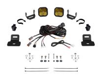 Stage Series Ditch Light Kit for 2017-2024 Can-Am Maverick X3 SS3 Pro Yellow Combo Diode Dynamics