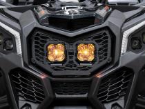 Stage Series LED Grille Kit for 2017-2024 Can-Am Maverick X3 Pro Yellow Combo Diode Dynamics