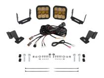 Stage Series A-Pillar Pod Kit for 2019-2024 Honda Talon, Yellow (3000K) SS5 Pro Pro Yellow Combo