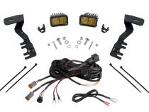 Stage Series 2 Inch LED Ditch Light Kit for 2024-Present Toyota Tacoma, Sport Yellow Combo Diode Dynamics