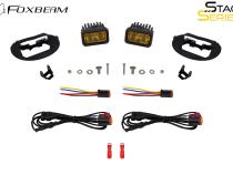 SSC2 LED Fog Light Kit for 2008-2010 Honda Odyssey, Cool White (6000K) Pro White SAE Fog Diode Dynamics