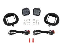 SS3 SAE/DOT Type DR Fog Light Kit Cool White (6000K) Sport (14.5 watts) White SAE Fog Diode Dynamics