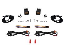 SSC1 SAE/DOT Type HA Fog Light Kit Yellow (3000K) 3569 Yellow SAE Fog Diode Dynamics