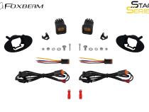 SSC1 SAE/DOT Type HA Fog Light Kit Yellow (3000K) 3569 Yellow SAE Fog Diode Dynamics